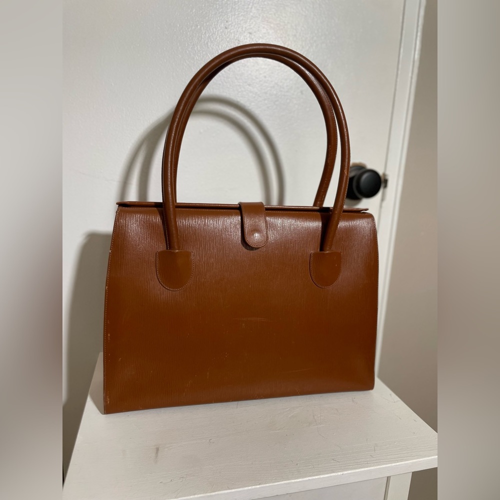 BILL AMBERG Epi leather handbag